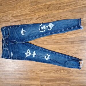 American eagle jeans distressed next level stretch